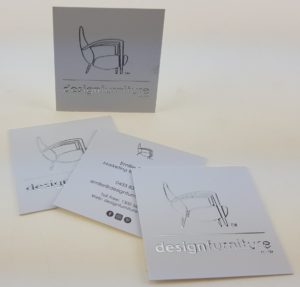 Business card for Design Furniture