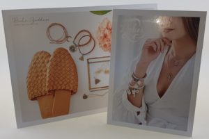 Palas Jewellery Counter Cards produced using our new service Print Display.