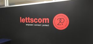 Lettscom corporate signage