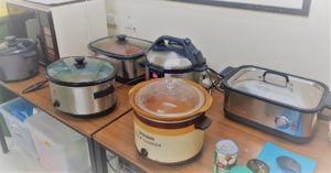 Slow cookers at Bowden Print Group