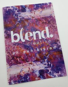 Blend Creative 'An Exhibition' printed brochure.