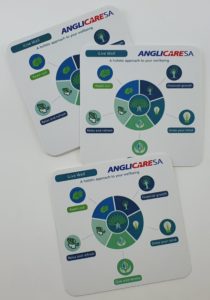 AnglicareSA promotional item for their internal initiative iLive Well.