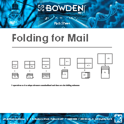 Fact Sheet – Folding for Mail