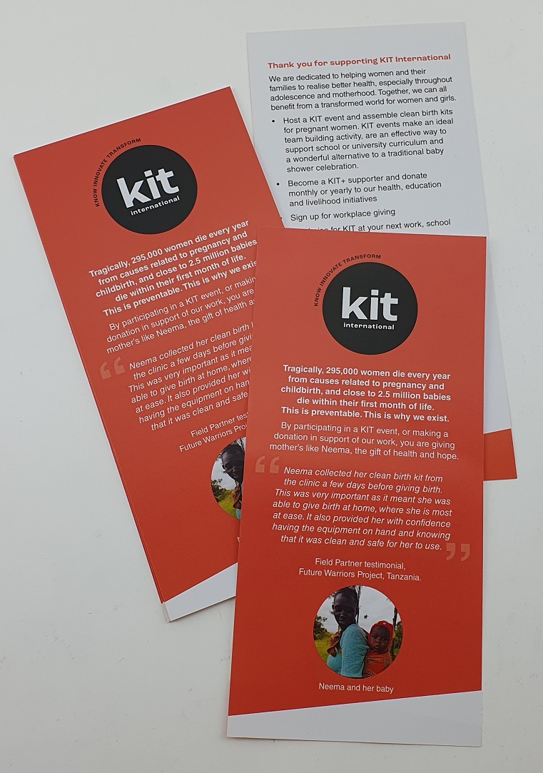 Kit International Dl Flyer Digital Printing Bowden Print Group 