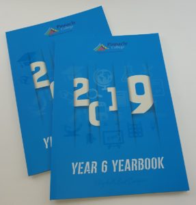 Pinnacle College Year 6 Yearbook was a short-run digital job printed with digital gloss toner.