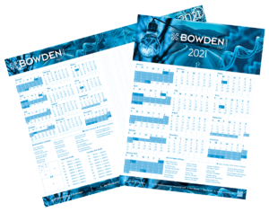 Bowden Print Group desk calendars are available now.