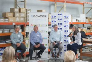 Q & A panel at Bowden Print Group 'Meet the Owners'