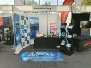 Bowden Print Group display booth at Showcase SA.