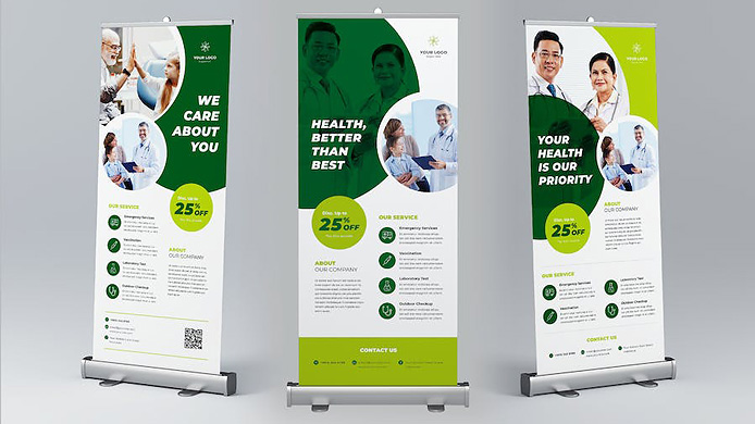 Pull up banner examples