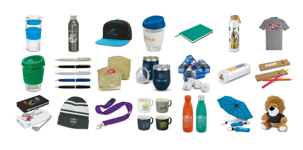 Select from a wide range of promotional items to place your branding.