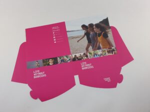 Life Without Barriers presentation folders