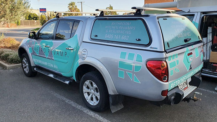 car signage adelaide -retro revamp