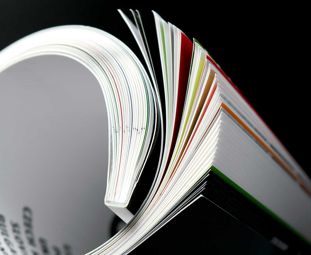 Booklet printing allows for flipping through many pages