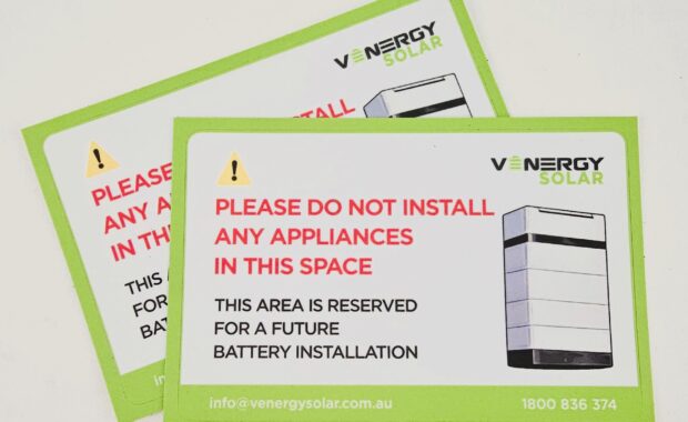 custom stickers adelaide - Venergy Solar Stickers